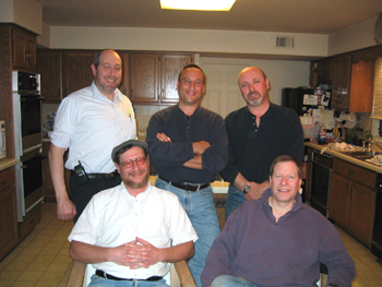 Top Left to Right: Robert Skip and Mike - Bottom Left to Right Alex and Jay